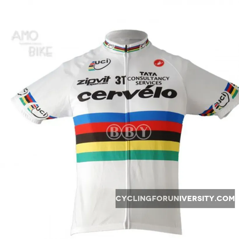 2011 Garmin-Cervelo World Champion Short Sleeve Cycling Jersey
