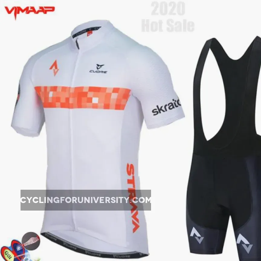 2021 Pro TEAM STRAVA cycling jersey set 19D gel bike shorts suit MTB men summer bicycling Maillot culotte clothing