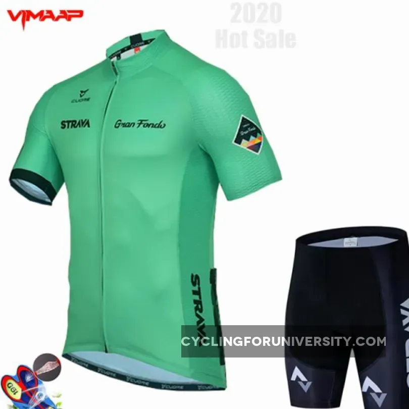 2021 Pro TEAM STRAVA cycling jersey set 19D gel bike shorts suit MTB men summer bicycling Maillot culotte clothing