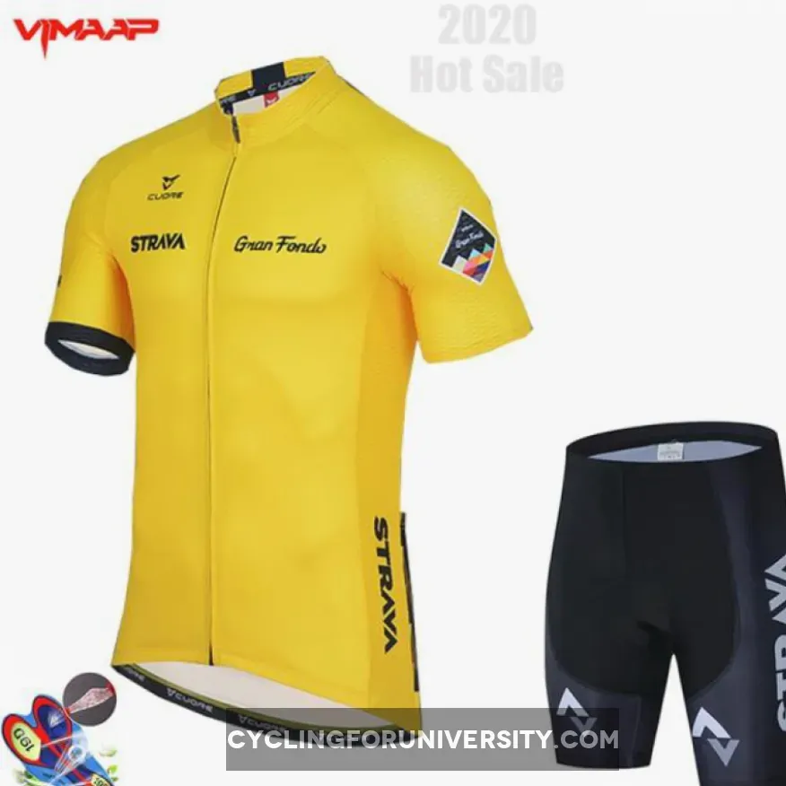 2021 Pro TEAM STRAVA cycling jersey set 19D gel bike shorts suit MTB men summer bicycling Maillot culotte clothing