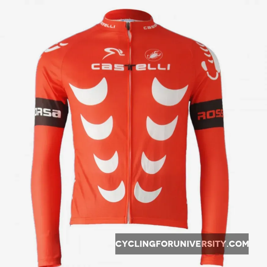 2011 Castelli Red Long Sleeve Jacket To Buy