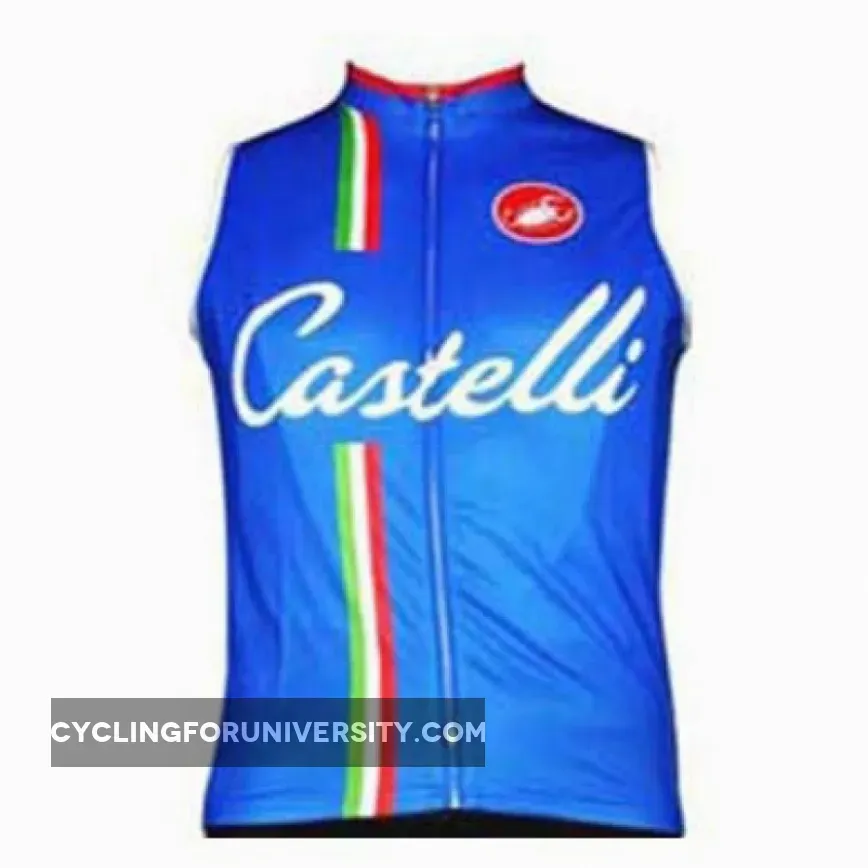 CASTELLI BLUE Sleeveless Jersey Vest New Releases