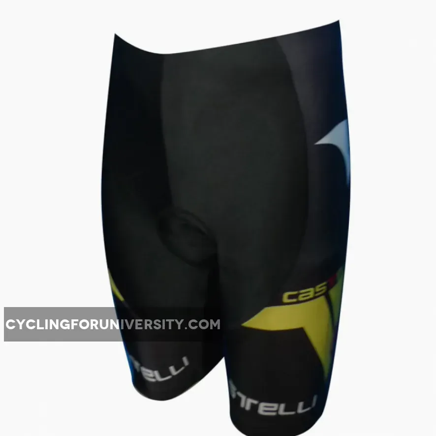 CASTELLI BLACK-Yellow Cycling Shorts Brand New