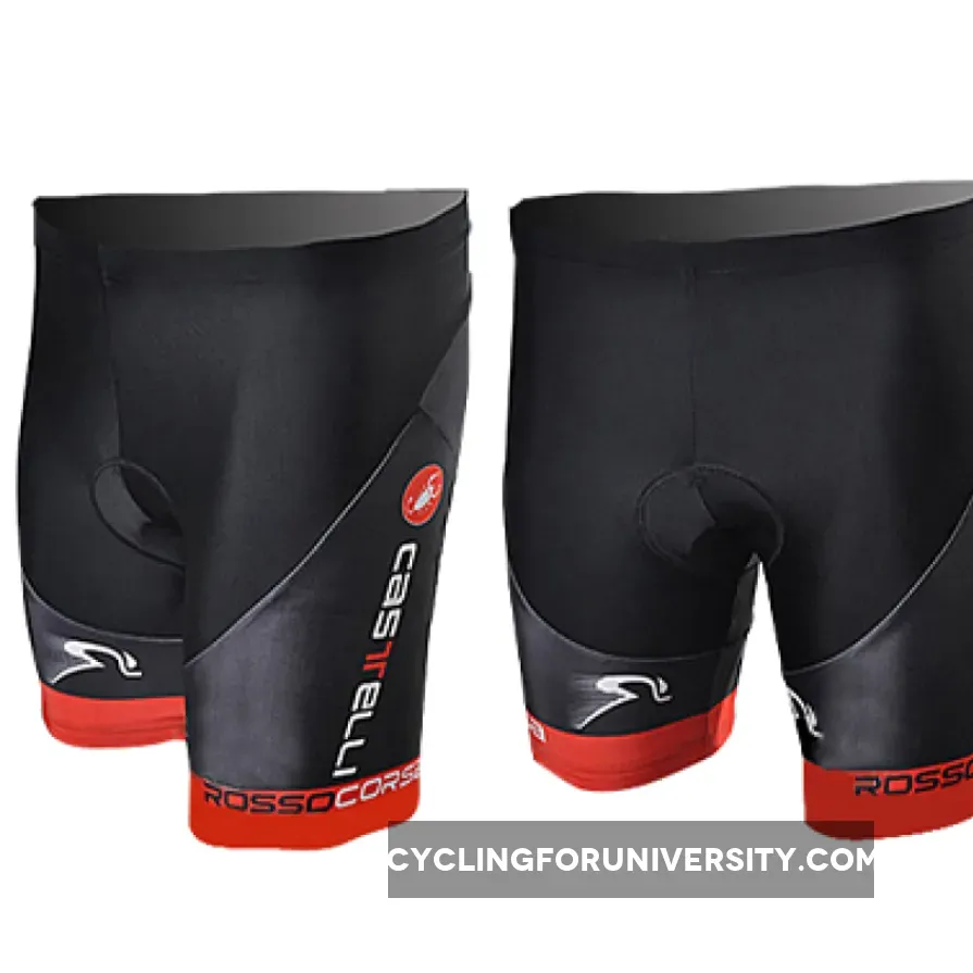 CASTELLI BLACK/RED CYCLING SHORTS To Buy