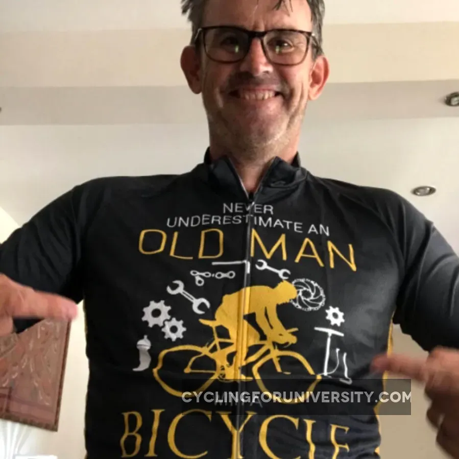 Men's Old Man Bicycle Short Sleeve Cycling Jersey, Old Man Online