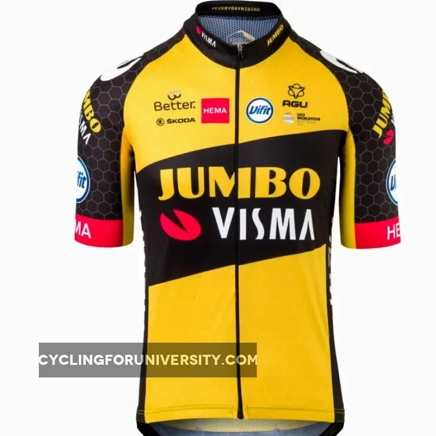 Team Jumbo - Visma 2021 Short Sleeve Cycling Jersey