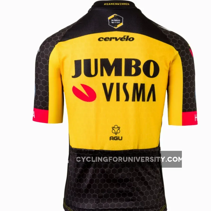 Team Jumbo - Visma 2021 Short Sleeve Cycling Jersey
