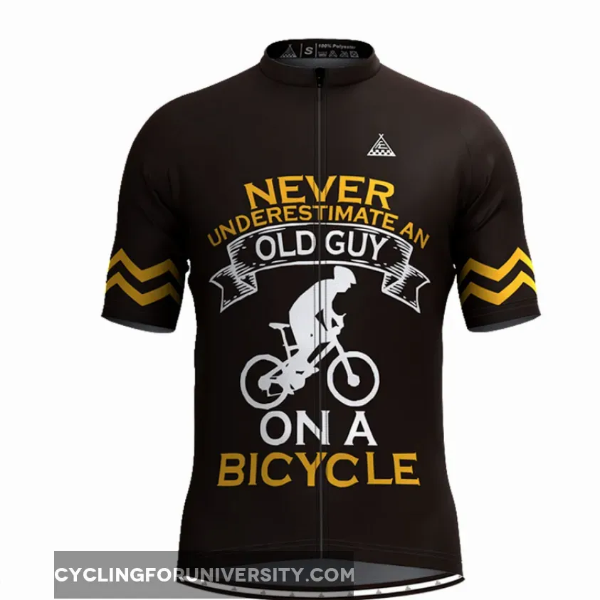 Old Guy On A Bicycle Cycling Jersey New Releases