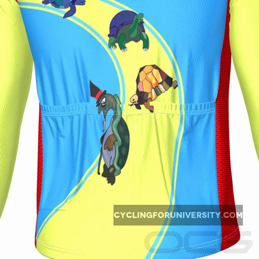 Men's Slow And Steady Long Sleeve Cycling Jersey For Sale
