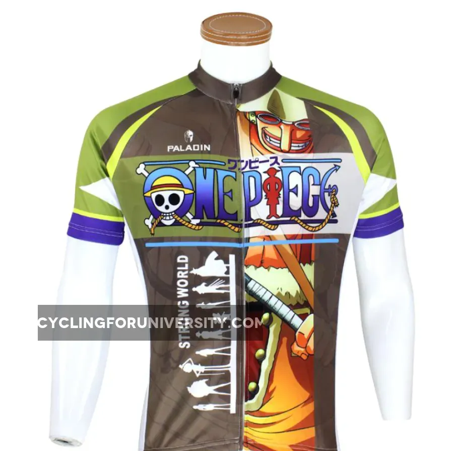 ONE PIECE Series Pirates Usopp Men's Cycling Suit Jersey Team Jacket T-shirt Summer Spring Autumn Clothes Sportswear Anime NO.075