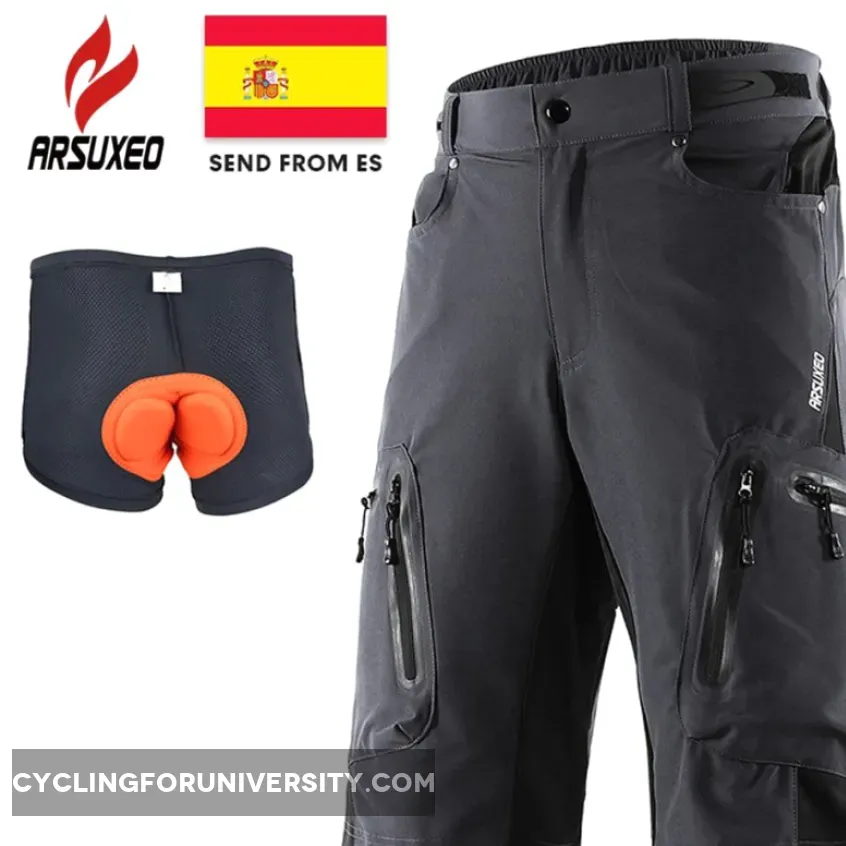 Summer Men's Cycling Shorts Mountain Bike Downhill Shorts Loose Outdoor Sports Riding Road MTB Bicycle Short Trousers