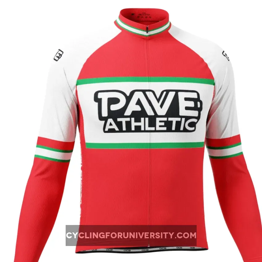 PAVE Athletic Gaseosa Retro Long Sleeve Cycling Jersey
