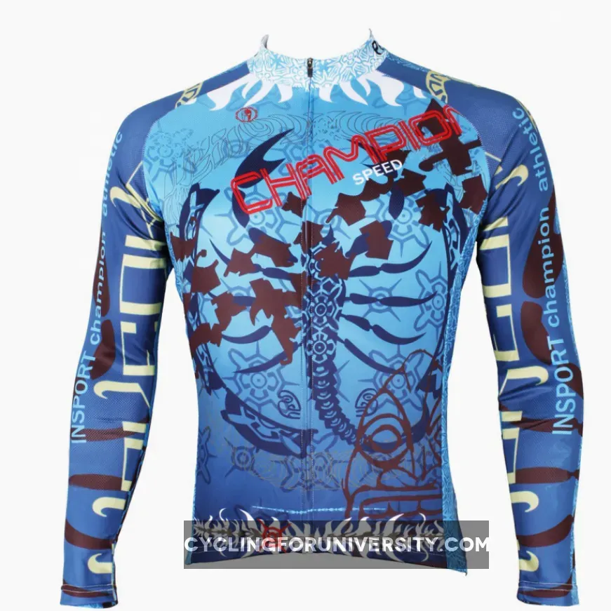 Scorpion Men's Long-sleeve Cycling Jersey Bike Shirt Autumn Spring NO.521