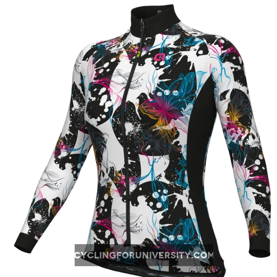 Ale Solid Chios Long Sleeve Woman Jersey - White For Sale