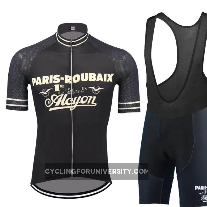 Paris-Roubaix Alcyon Short Sleeve Cycling Set To Buy
