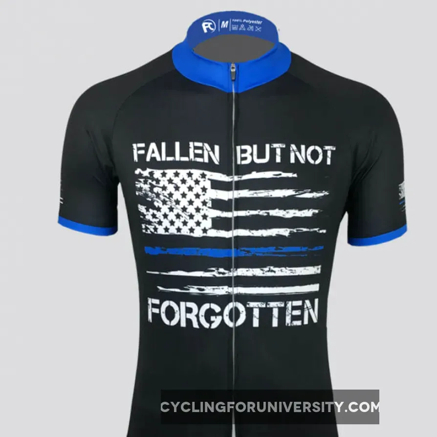Fallen But Not Forgotten Blue Flag Cycling Jersey Online