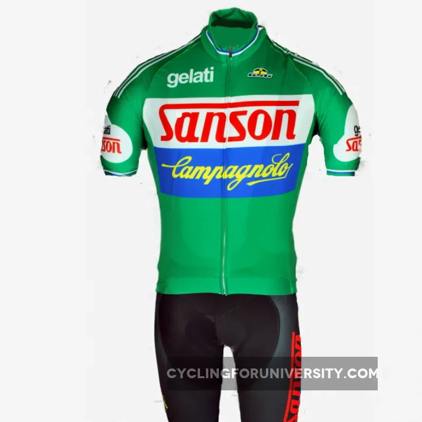 Gelati Sanson Campagnolo Full Zipper Retro Jersey, GEL18J1