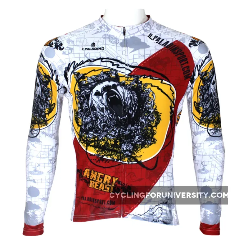 Animal Wild Bear Man's Short/long-sleeve Cycling Jersey NO.093