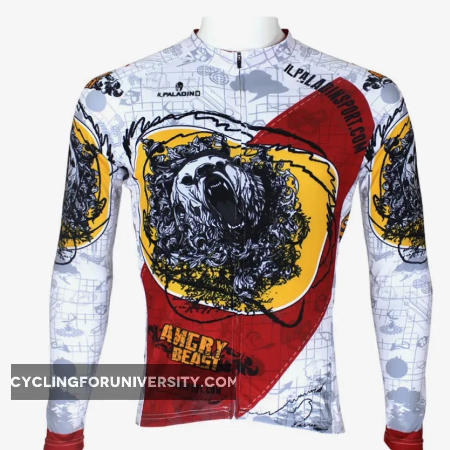 Animal Wild Bear Man's Short/long-sleeve Cycling Jersey NO.093