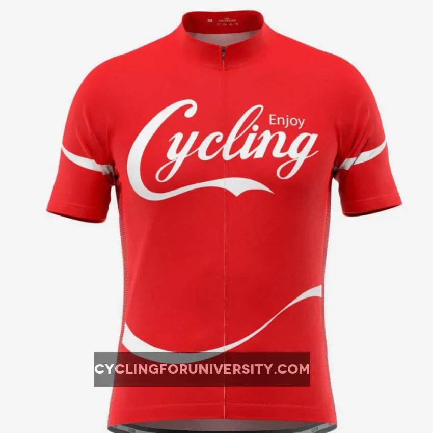 Men's Enjoy Cycling Short Sleeve Cycling Jersey Outlet