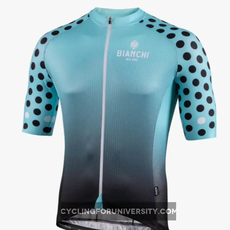 Nalini Bianchi-Milano Cedrino Short Sleeve Full Zip Cycling Jersey