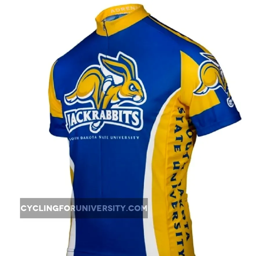 South Dakota State University 3/4 zip Men's Short Sleeve Cycling Jersey / South Dakota State Jersey