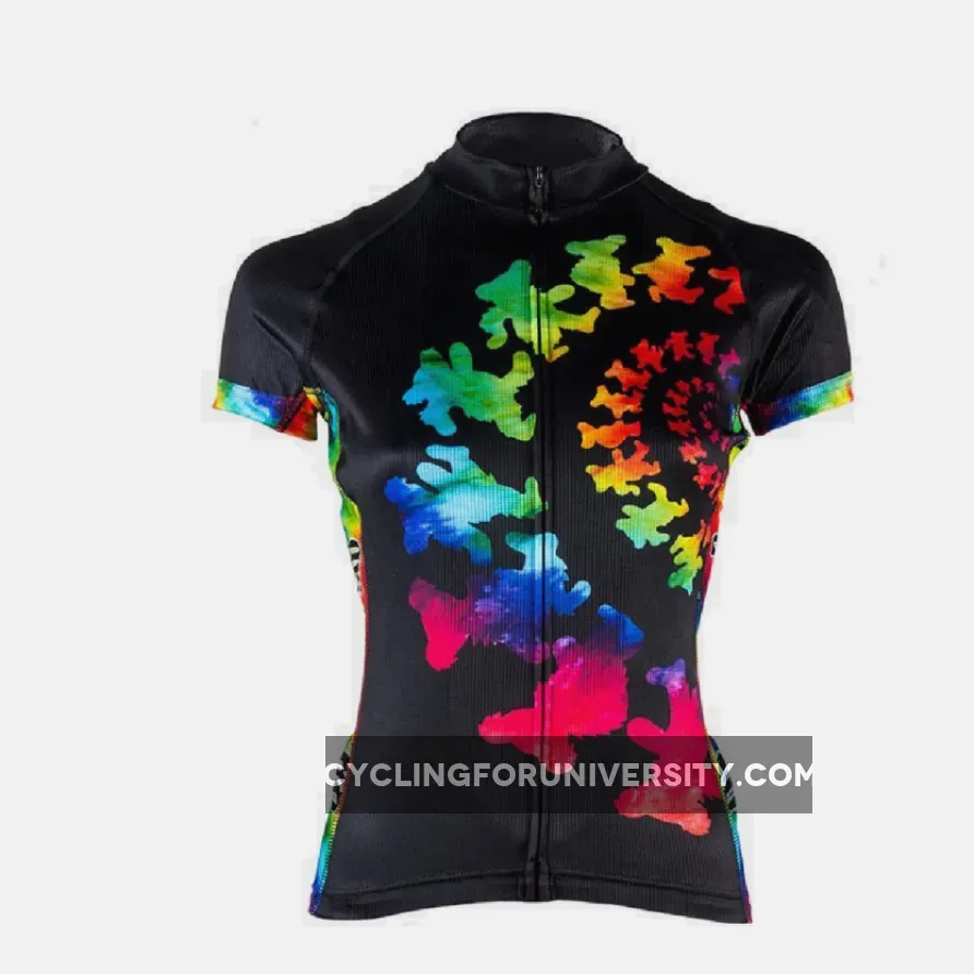 Primal Wear Grateful Dead Viola Women's Full Zip Evo Cycling Jersey / Viola Cycle GDV1J45W_M