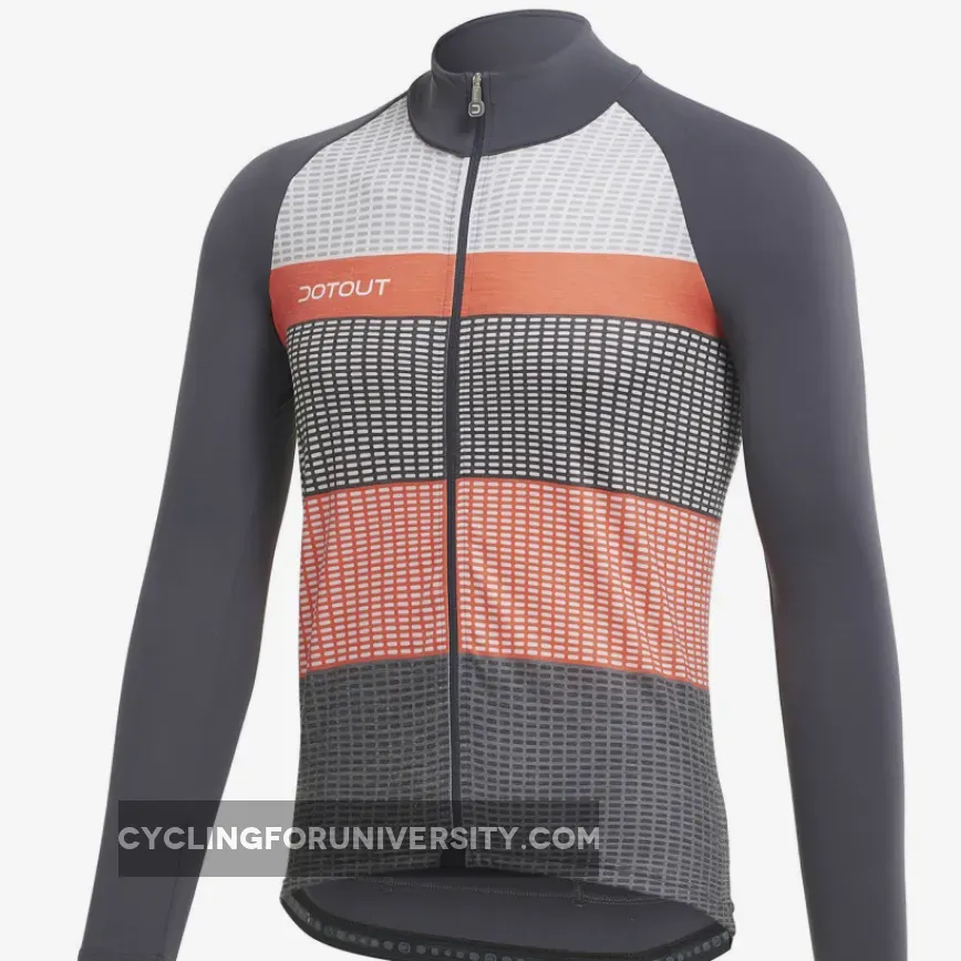 Dotout Fanatica Wool long sleeves jersey - Grey orange
