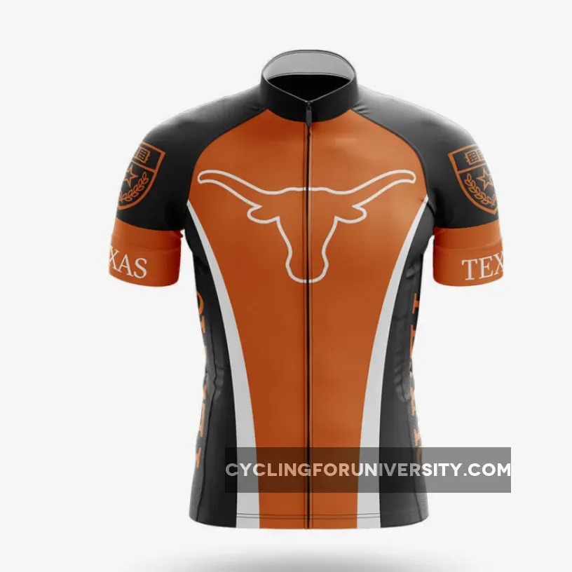 University of Texas Austin - Men's Cycling / Jersey Only #Texas Cycling Jersey
