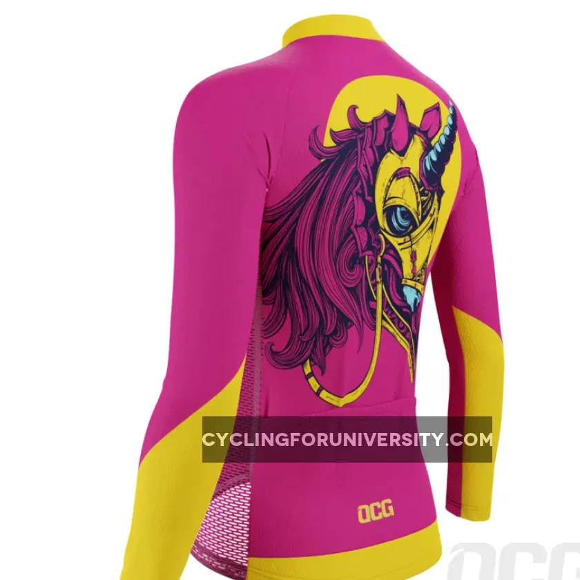 Women's Iron Unicorn Long Sleeve Cycling Jersey Restock