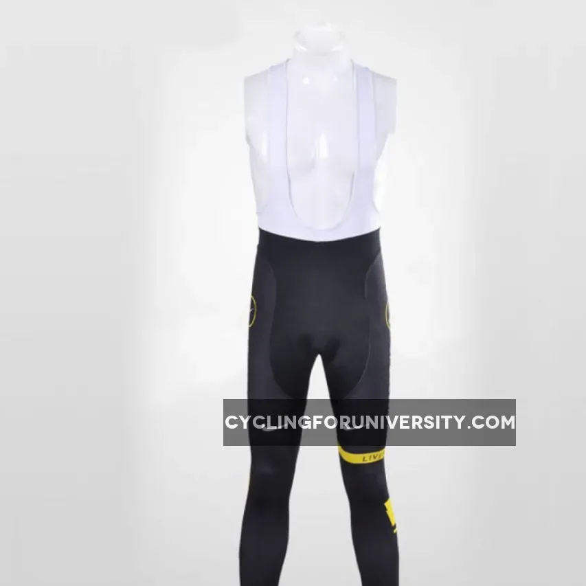 2012 LIVESTRONG Black Cycling Winter Bib Pants Restock