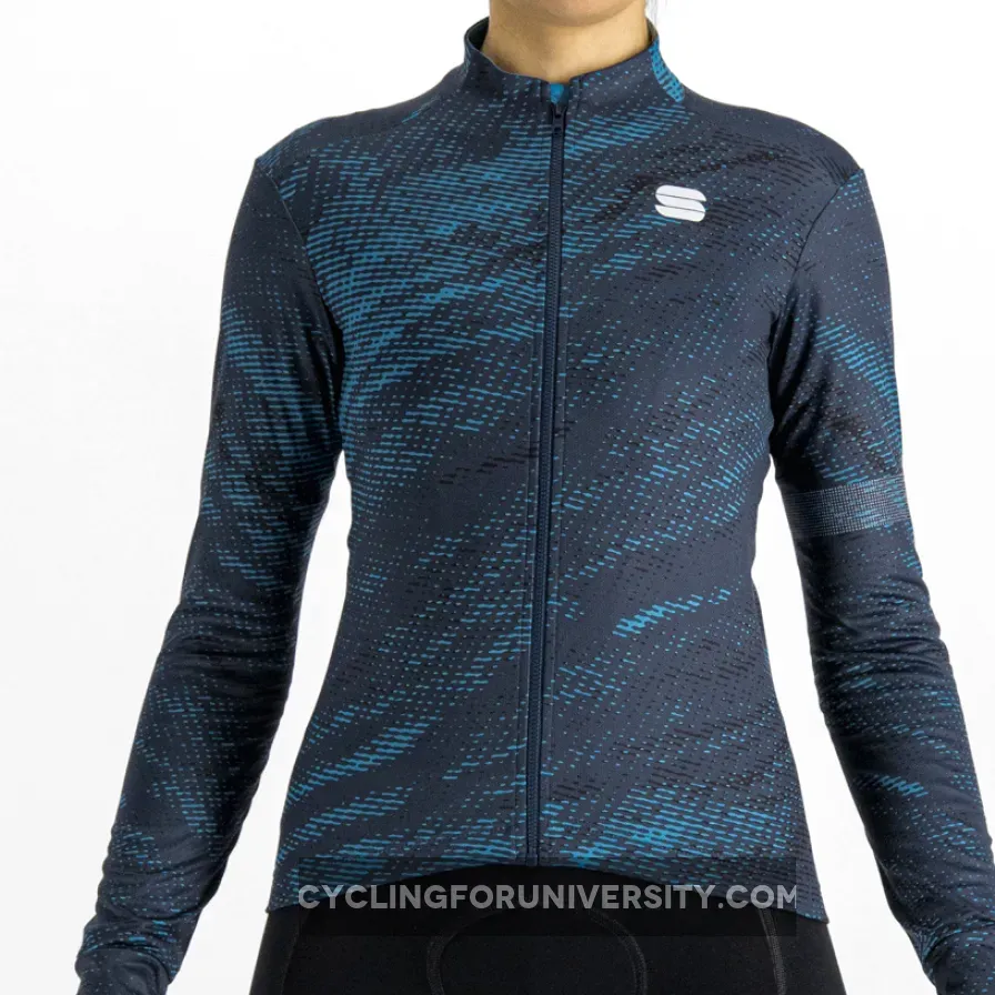 Sportful Cliff Supergiara women long sleeves jersey - Blue