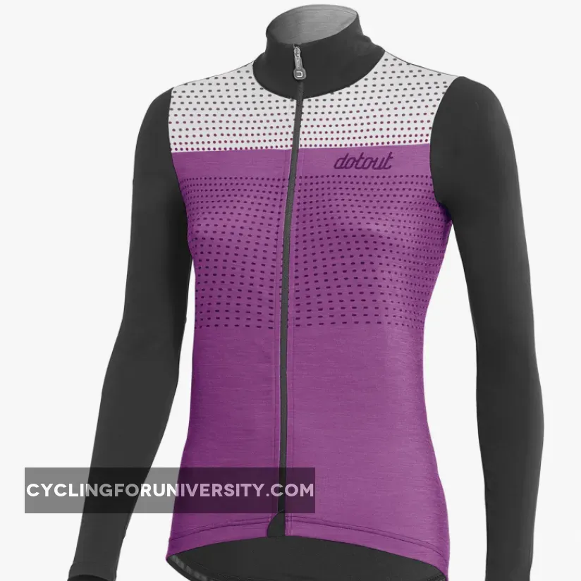 Dotout Fanatica Wool woman long sleeves jersey - Fuchsia
