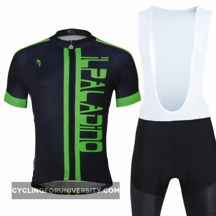 Ilpaladino Green-word/White-word Cycling Short-sleeve Suit /Jersey Exercise Bicycling Pro Cycle Clothing Racing Apparel Outdoor Sports Leisure Biking Shirts Team Kit NO.761