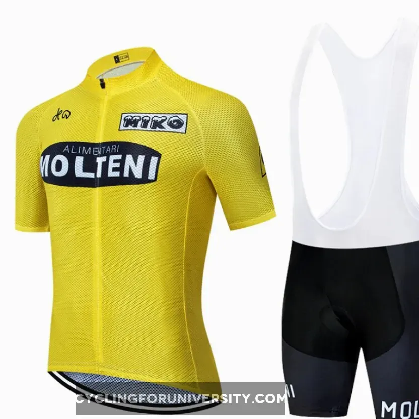 Molteni Yellow Jersey Cycling Set 1974 Brand New