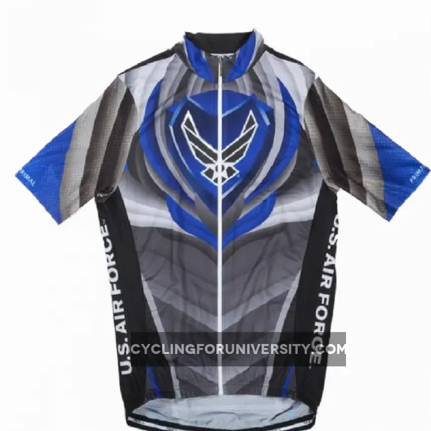 Primal Wear US Air Force Vortex Men's Helix Short sleeve Full zip Jersey Vortex Jersey