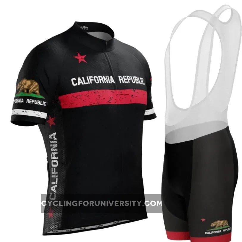 Men's California Republic Short Sleeve Cycling Kit $94.99