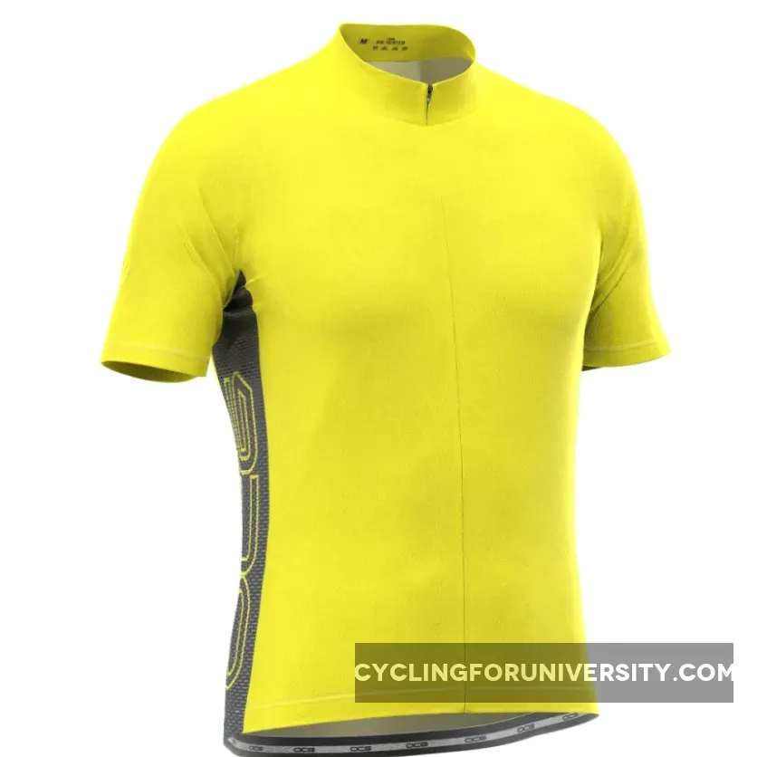 Men's OCG High Viz Neon Short Sleeve Cycling Jersey, Neon Cycling