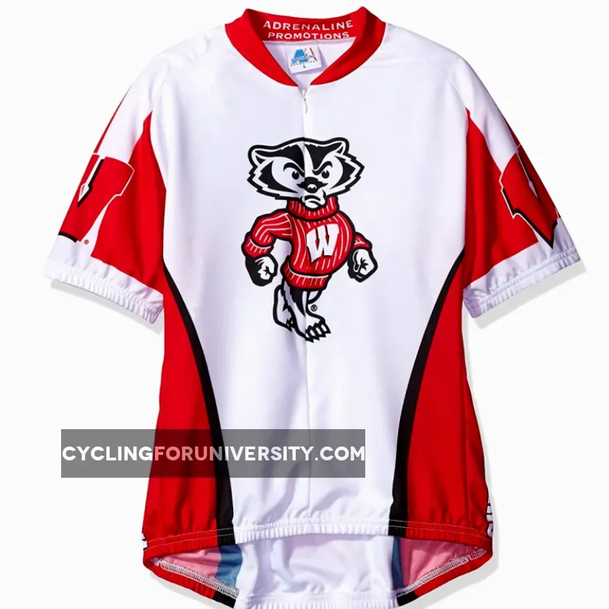 NCAA UW–Madison University of Wisconsin Badgers Cycling Jerseys, Wisconsin Cycling Jersey