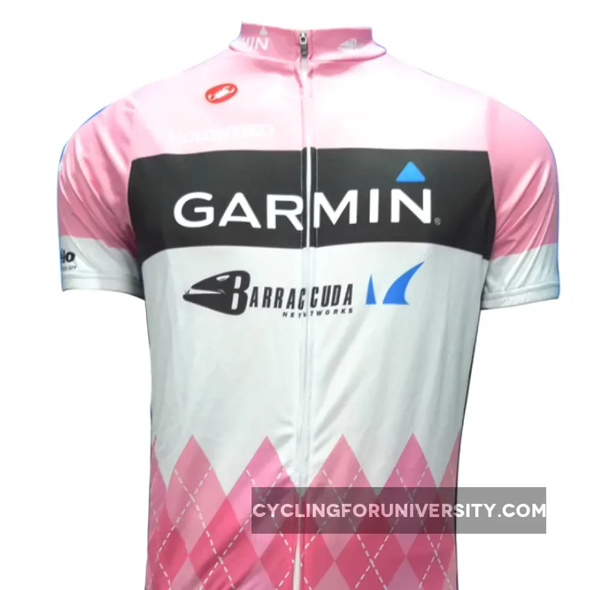 GARMIN-BARRACUDA Giro 2012 Short Sleeve Jersey To Buy