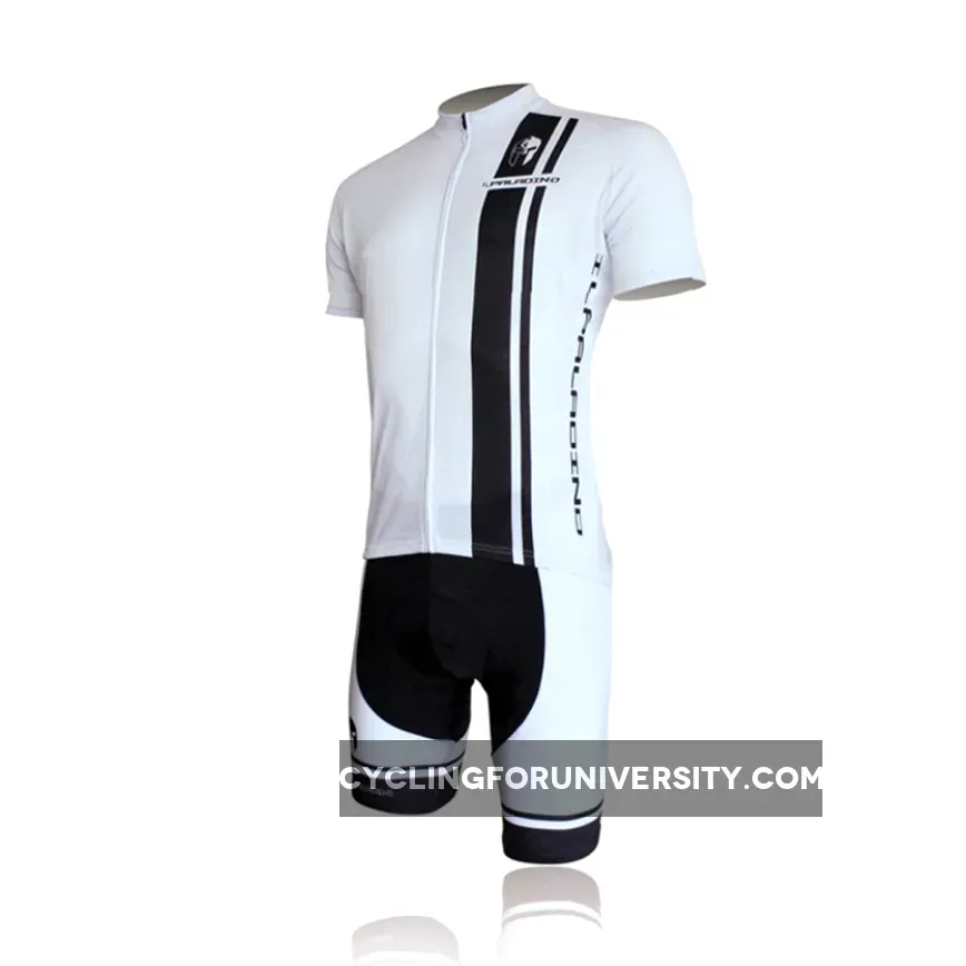 ILPALADINO Man's Short-sleeve Cycling Jersey/ Suit Team Jacket T-shirt Summer Suit Spring Autumn Clothes Sportswear White Shirt Black Strip NO.010