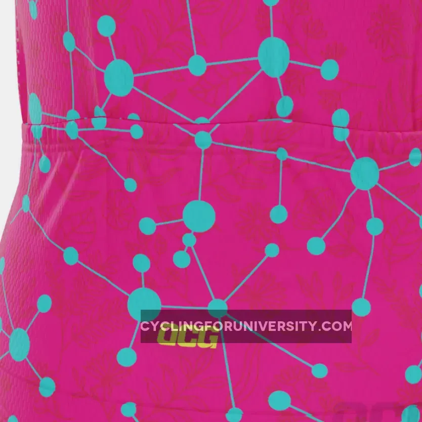 Women's Breast Cancer Faith Hope Love Short Sleeve Cycling Jersey, Cycling For Hope