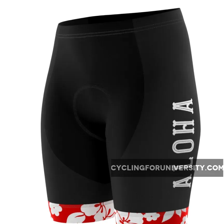 Women's Hawaiian Aloha Pro-Band Cycling Shorts Outlet