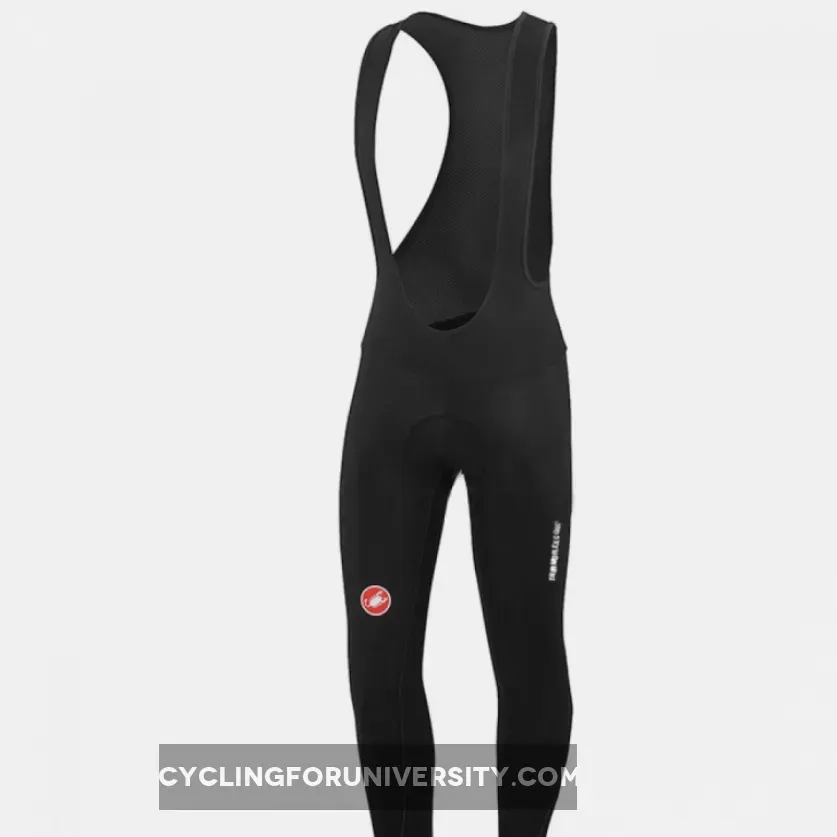 Pro Team CASTELLI Meno Black Bike Cycling Bib Pants Restock