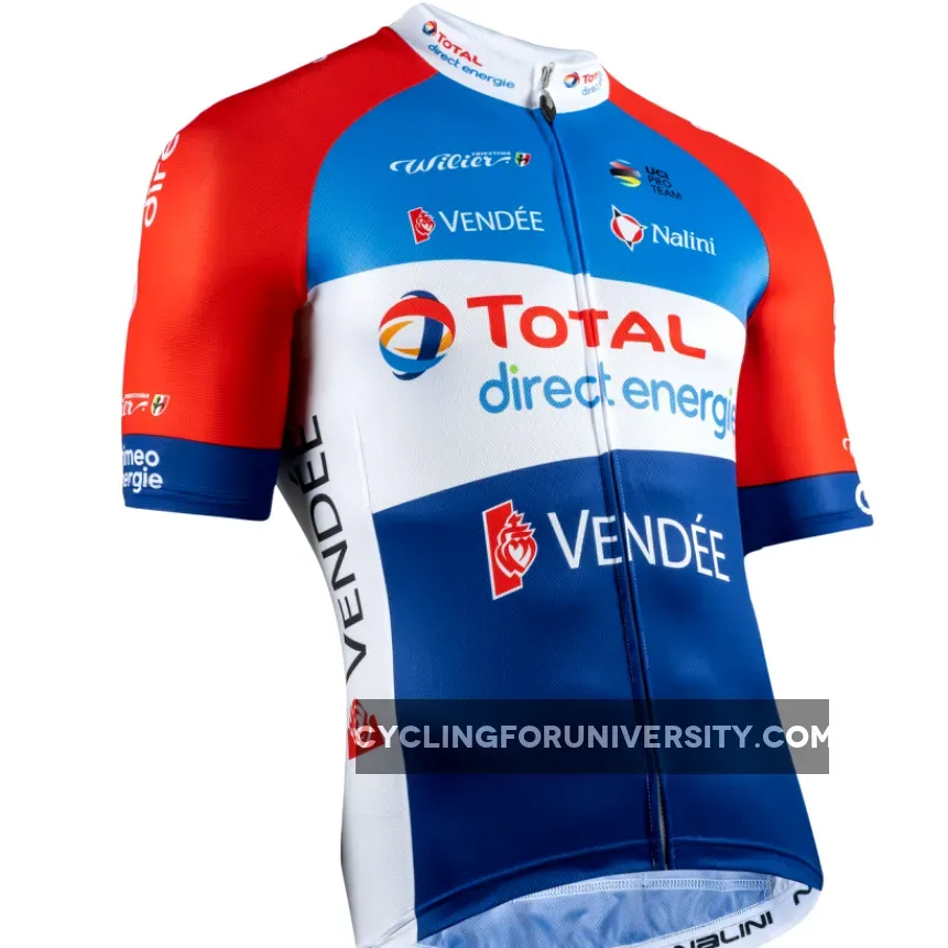 2020 Direct Energie Full Zip Jersey, For Sale DIR20J1