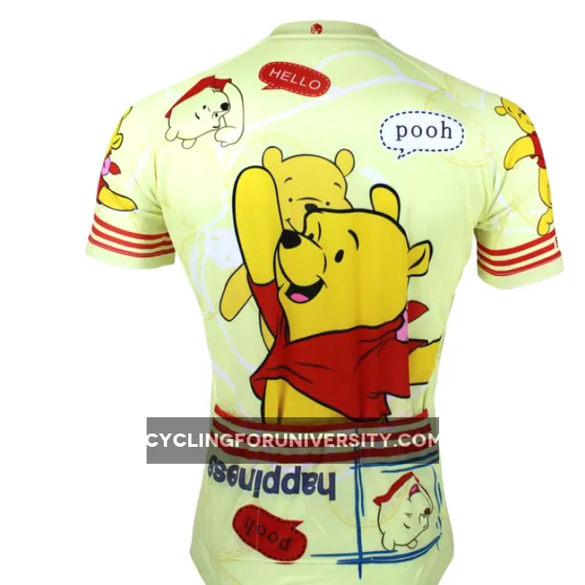 Winnie the Pooh Man's Summer Short/long-sleeve Cycling Jersey T-shirt NO.97