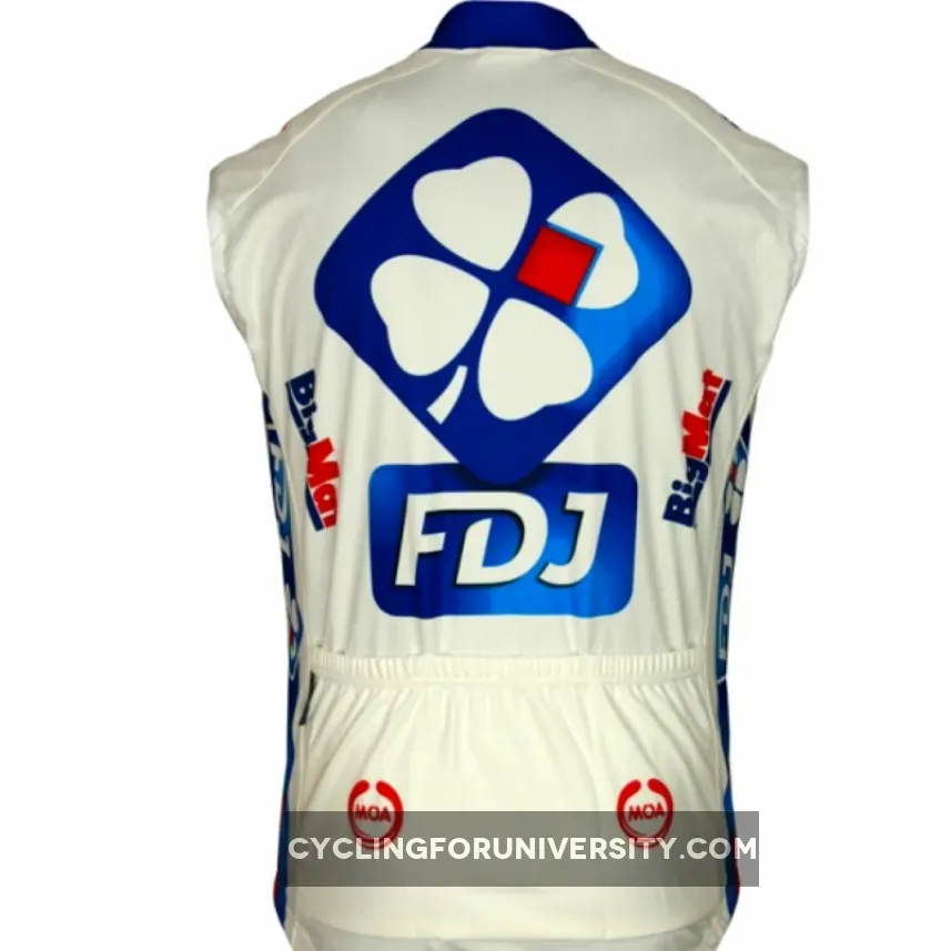 FRANCAISE DES JEUX (FDJ) - BIG MAT 2012 MOA Radsport-Profi-Team Sleeveless Jersey vest