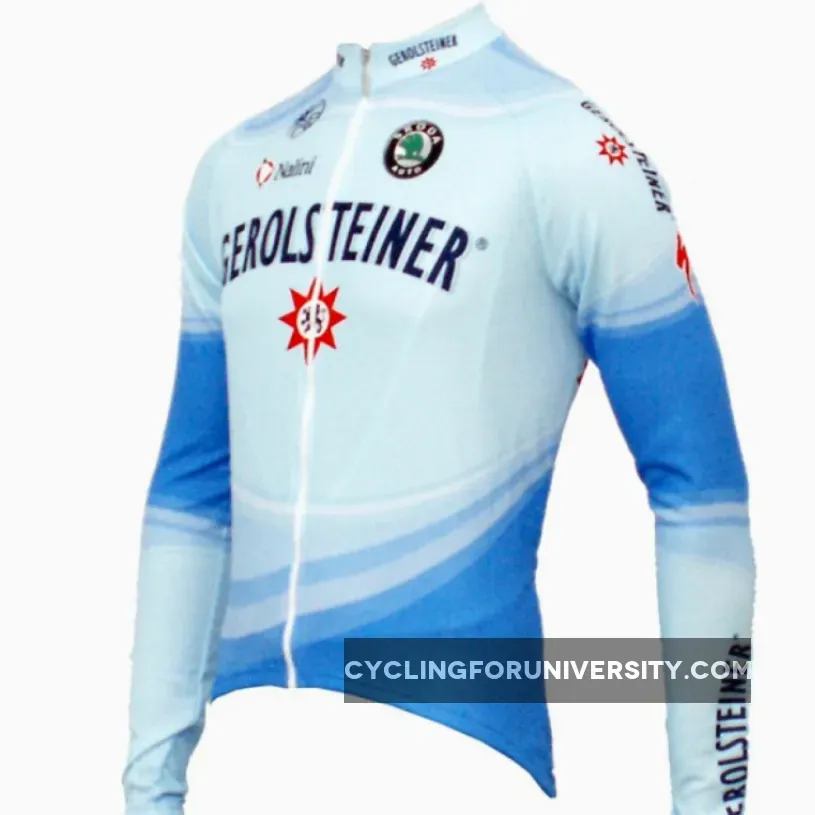 Gerolsteiner 2007 Radsport-Profi-Team-Winter Fleece Long Sleeve Jersey