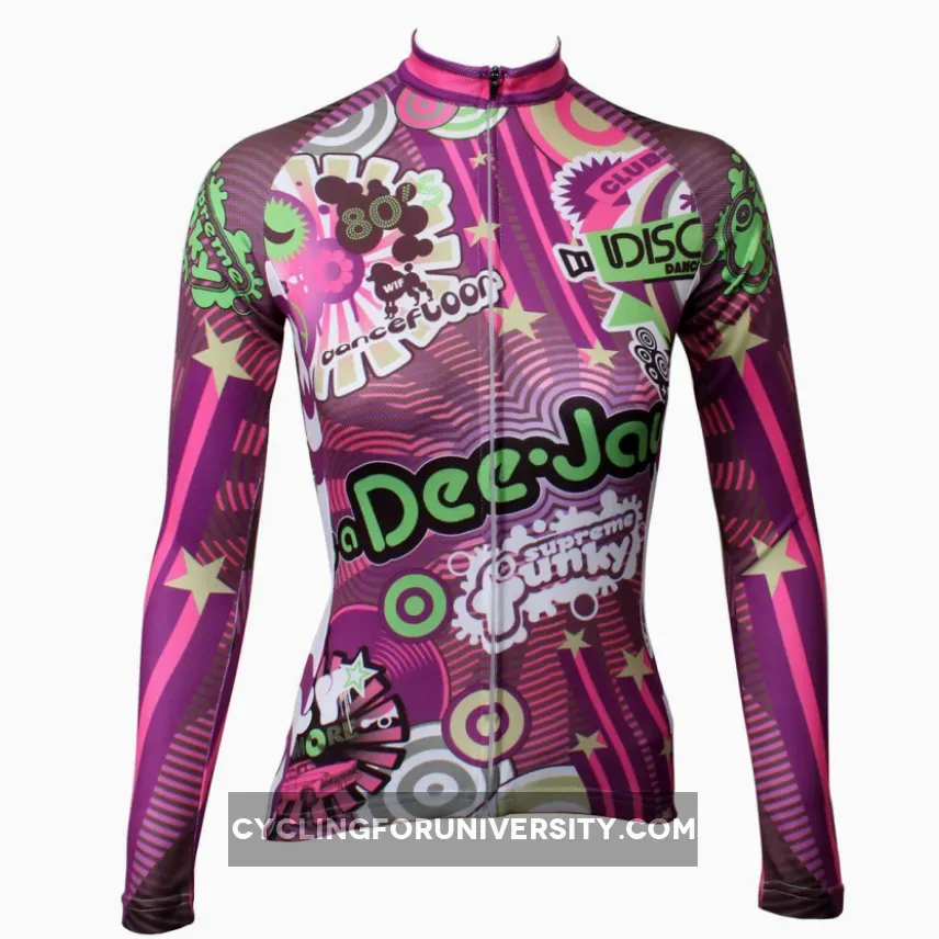Decorative pattern Cycling Jerseys and Dance Floor Supreme Long-sleeve Cycling Jersey/Kit 328