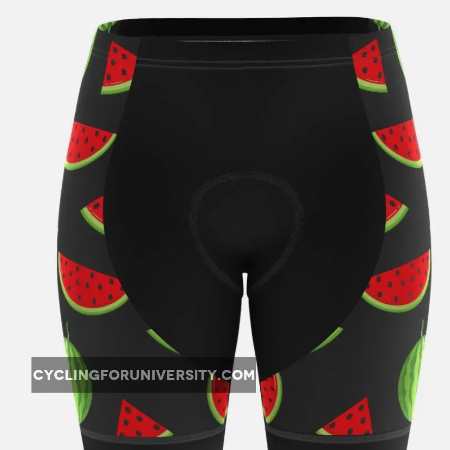 Women's Watermelon Pro-Band Cycling Shorts / Watermelon Shorts Womens
